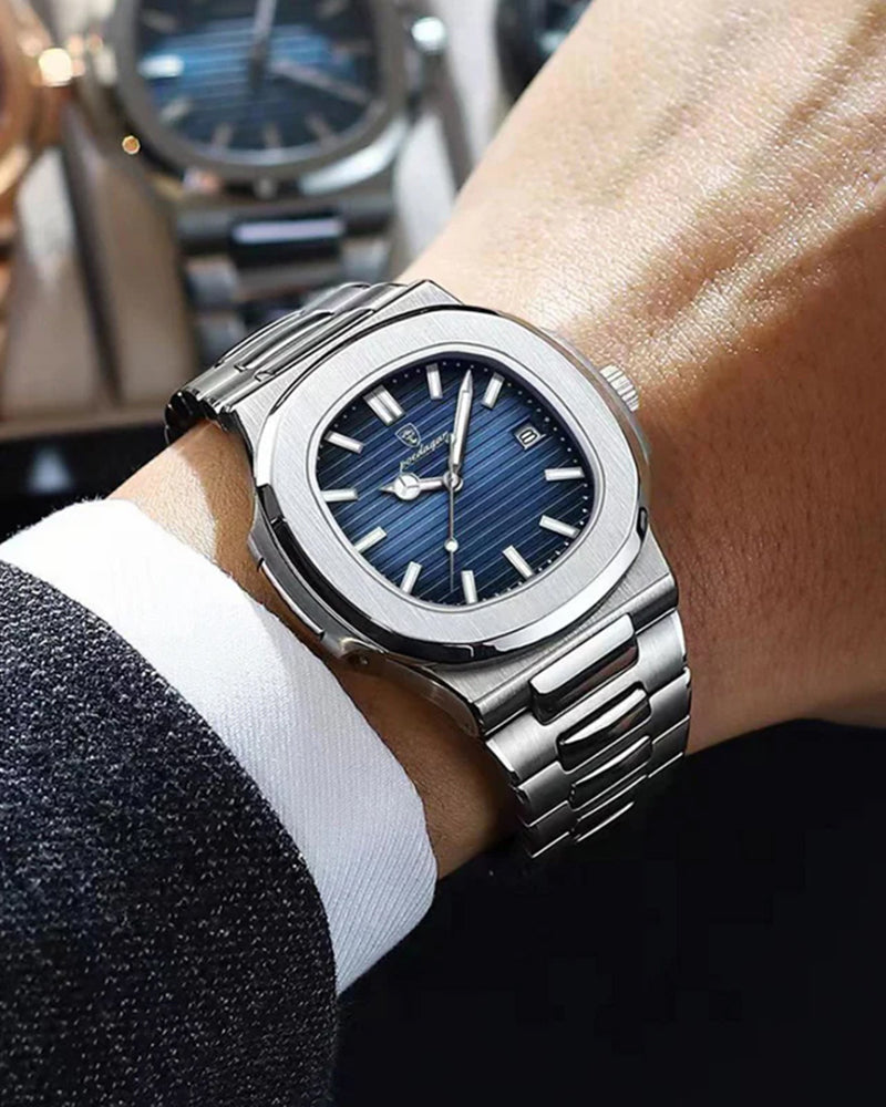 GenevaTime Montre Classique (Étanche)