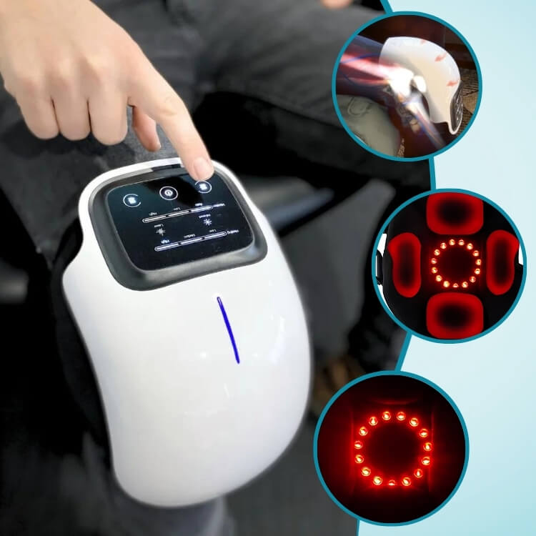 KneeRelief Appareil de Massage pour Genoux 3-en-1