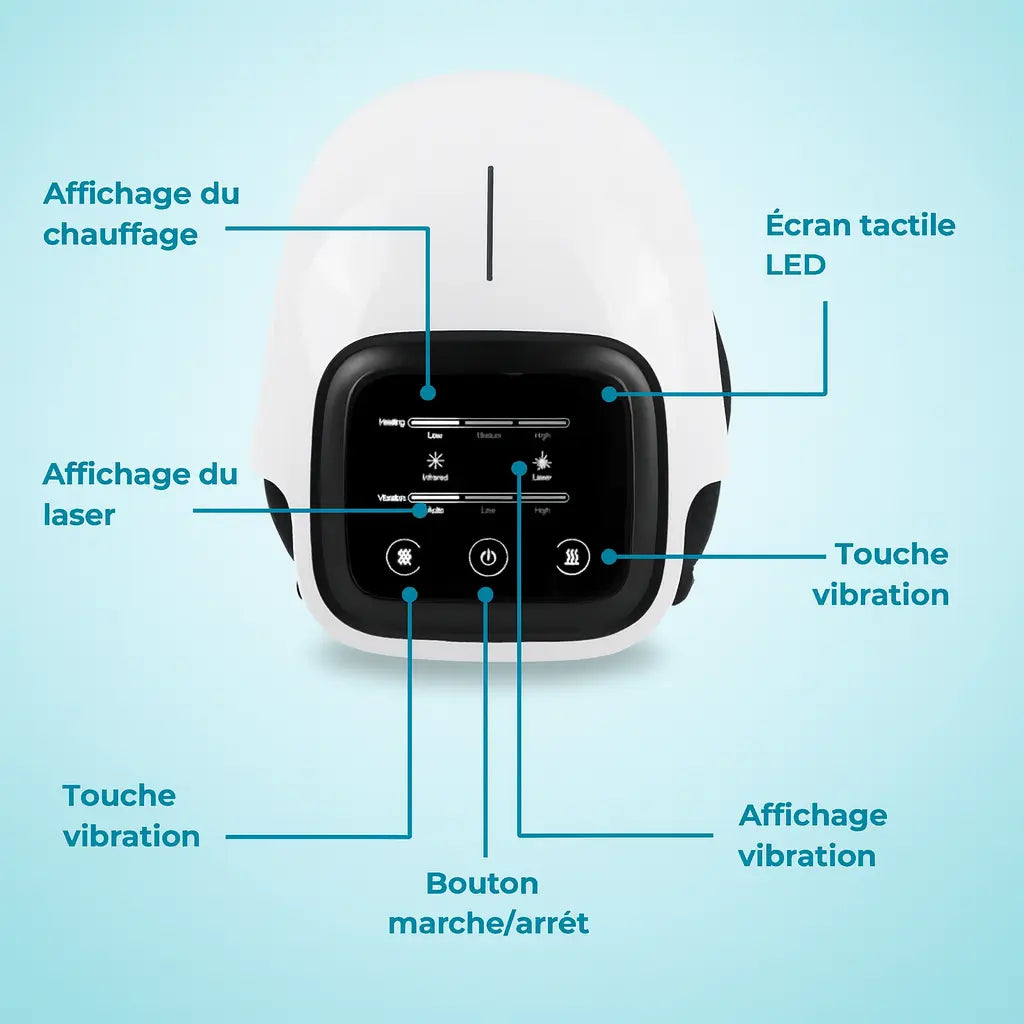 KneeRelief Appareil de Massage pour Genoux 3-en-1