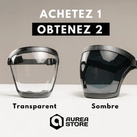 Visière Transparente et Sombre