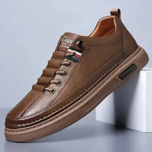 Viale Baskets Orthopédiques En Cuir Italiennes Pour Hommes