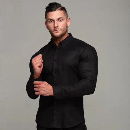 Chemise Infroissable et Élastique - ElasTech