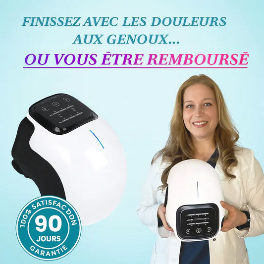 KneeRelief Appareil de Massage pour Genoux 3-en-1