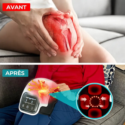 KneeRelief Appareil de Massage pour Genoux 3-en-1