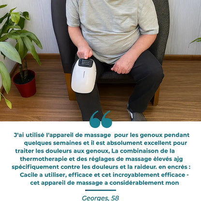 KneeRelief Appareil de Massage pour Genoux 3-en-1