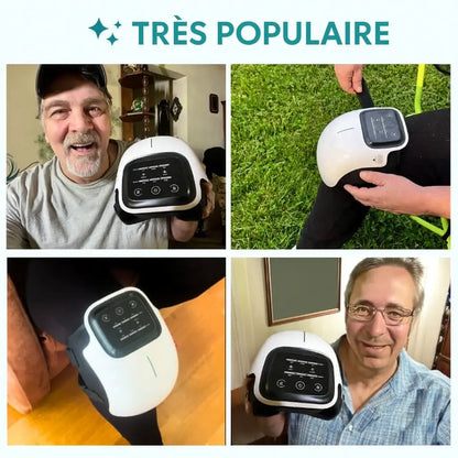 KneeRelief Appareil de Massage pour Genoux 3-en-1
