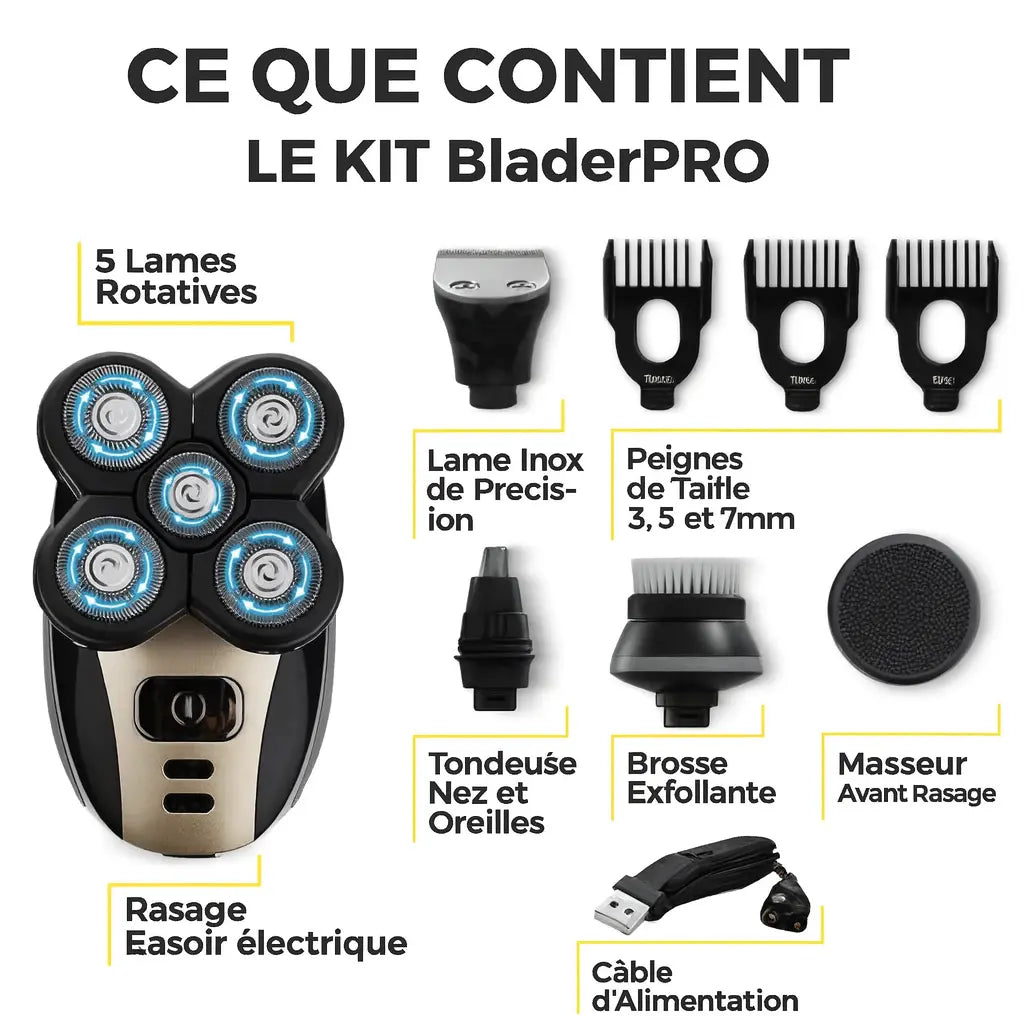 Kit BladerPRO Rasoir et Tondeuse