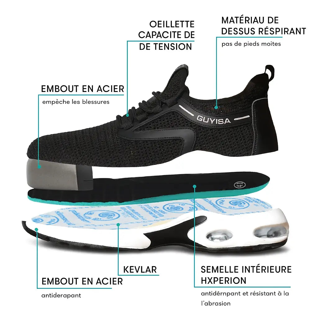 Orthostahl Chaussure De Sécurité Ergonomique Et Soulageant la Douleur