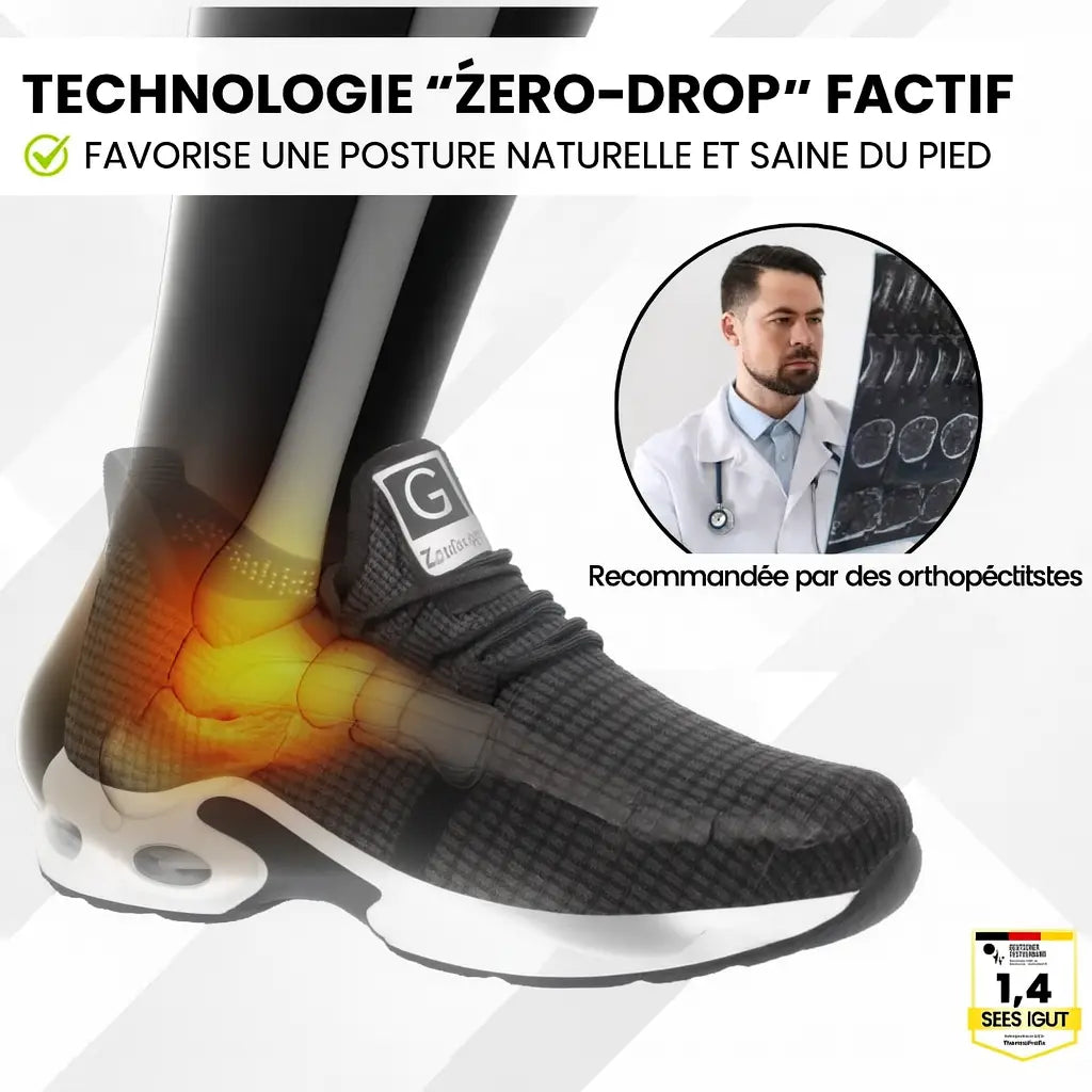 Orthostahl Chaussure De Sécurité Ergonomique Et Soulageant la Douleur