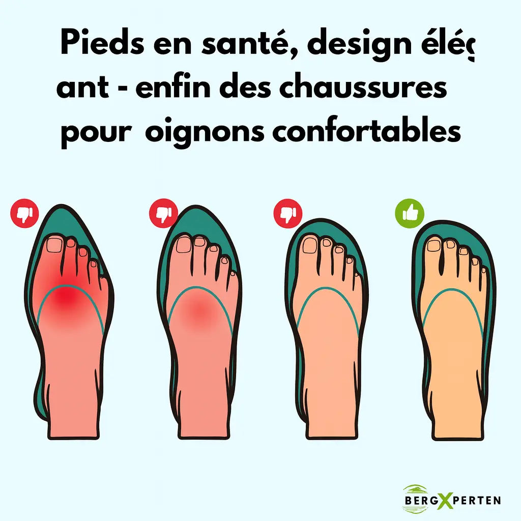 OrthoTrekking Hallux Chaussures De Marche Et De Trekking Ergonomiques.