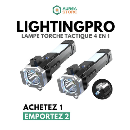 Lampe Torche Militaire 4 EN 1 | LightingPro [🔥 ACHETEZ 1 OBTENEZ 2 🔥]