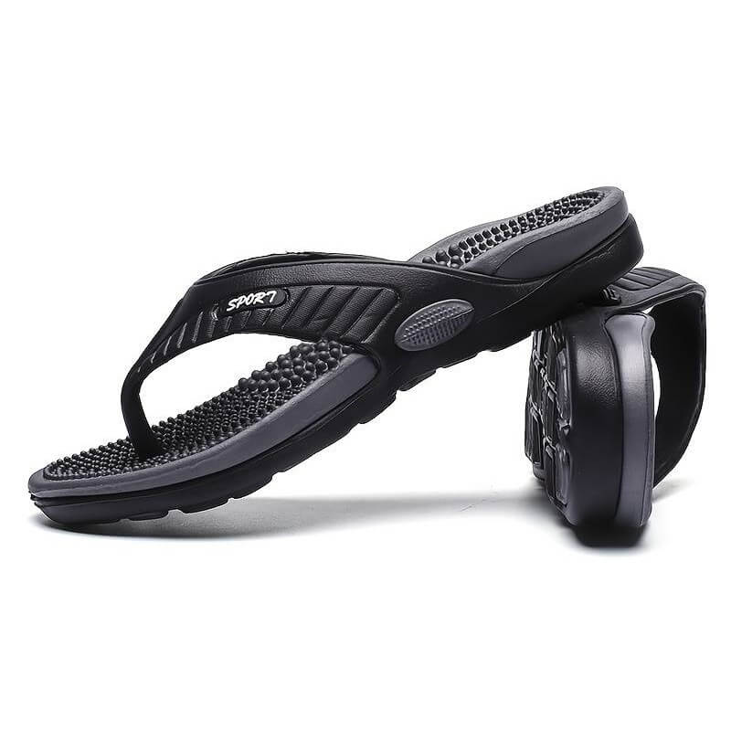 OrtoRelax Chinelo Massageur Orthopédique Sport Noir